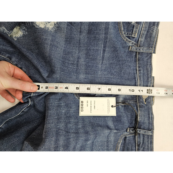 Judy Blue Skinny Fit Jeans Women's Size 24w Mid Rise Stretch Distressed Raw Hem - Picture 3 of 7